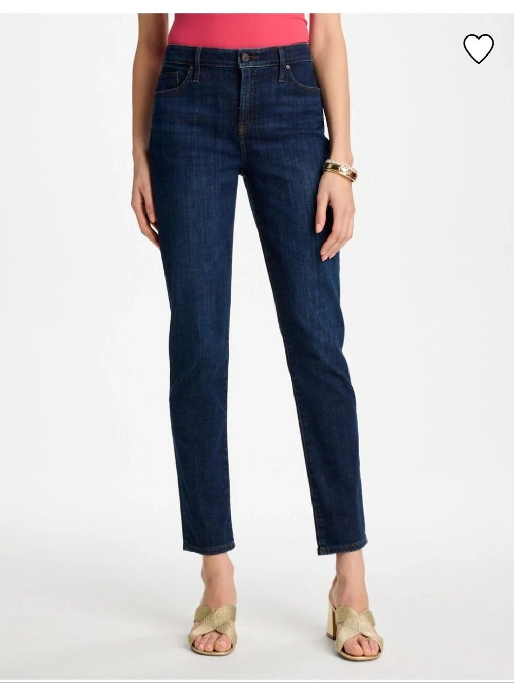 Chico Classic Dark Blue Straight-Leg Women’s Jeans Size 2